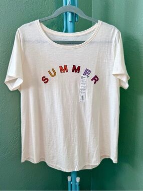 Sonoma Cream and Black Everyday Tee XL